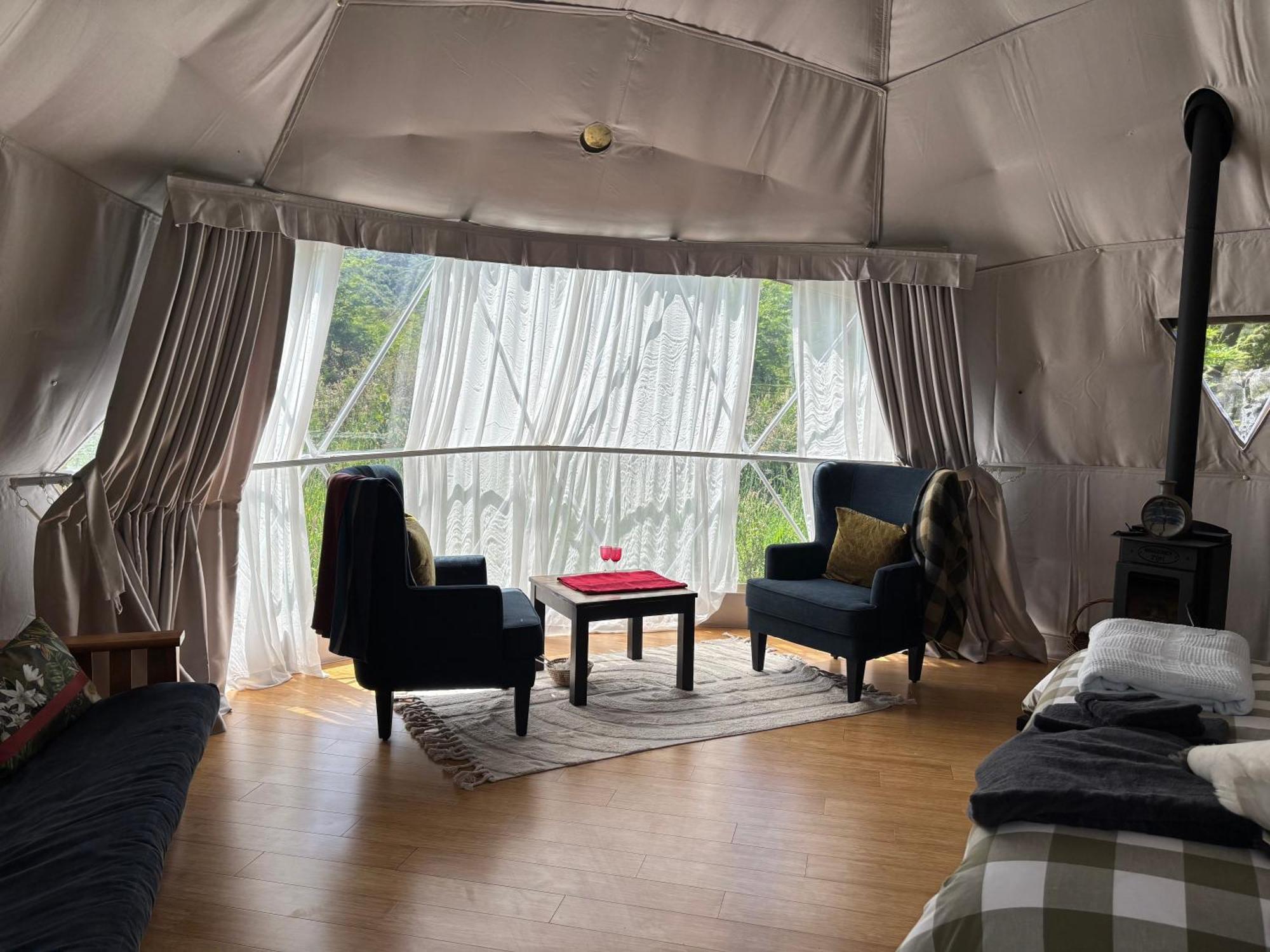 Takahuri Glamping Domes Whanganui Extérieur photo